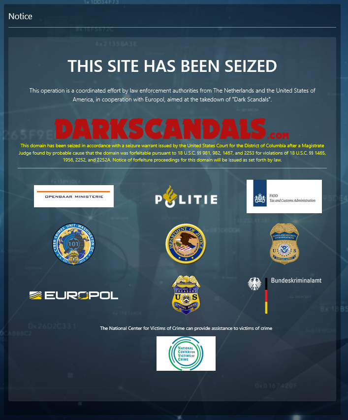Dark Scandals Porn - Dark web child abuse: Administrator of DarkScandals arrested in the  Netherlands | Europol